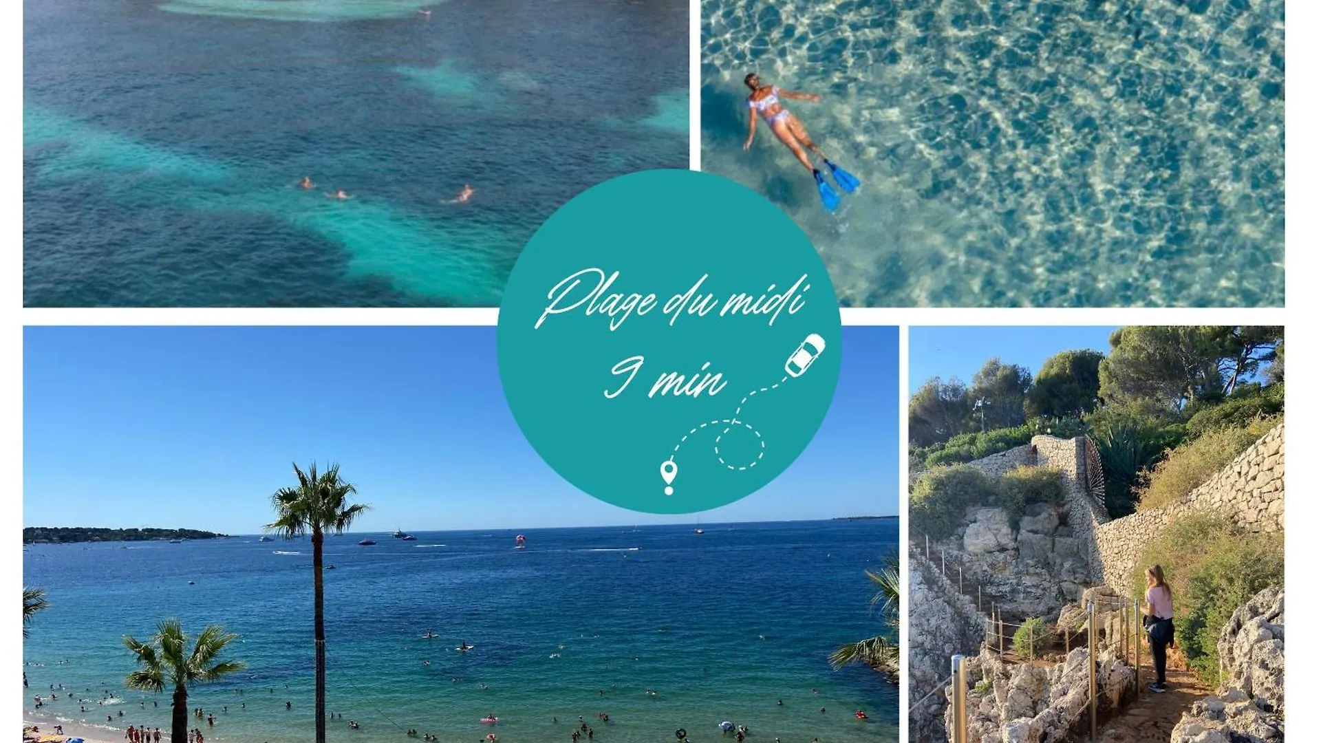 La Suite Eden - Maison De Ville Luxe - 4Pers - Jacuzzi - 10Min Cannes Le Cannet